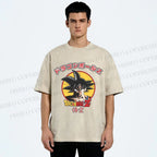 Unisex Dragon Ball Goku Printed Washed Tee