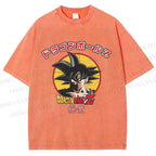 Unisex Dragon Ball Goku Printed Washed Tee