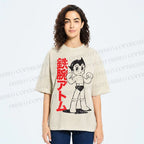 Unisex Vintage Astro Boy Printed Washed Tee