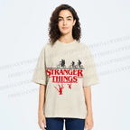 Unisex Stranger Things Printed Washed Tee