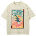 Unisex Honored Sorcerer Satoru Gojo Printed Washed Tee