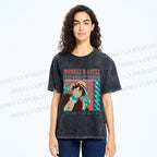 Unisex Monkey D. Luffy Printed Washed Tee