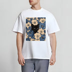 Cat & Flowers Classic T-Shirt
