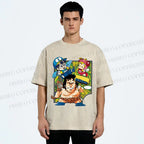 Unisex Arale Norimaki Printed Washed Tee