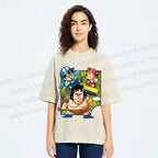 Unisex Arale Norimaki Printed Washed Tee