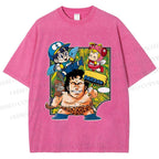 Unisex Arale Norimaki Printed Washed Tee