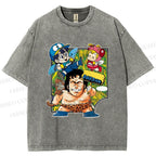 Unisex Arale Norimaki Printed Washed Tee