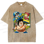 Unisex Arale Norimaki Printed Washed Tee