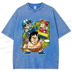 Unisex Arale Norimaki Printed Washed Tee