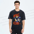 Unisex Wine Club Printed Washed Tee