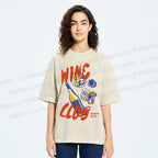 Unisex Wine Club Printed Washed Tee