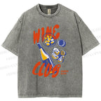 Unisex Wine Club Printed Washed Tee