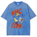 Unisex Wine Club Printed Washed Tee