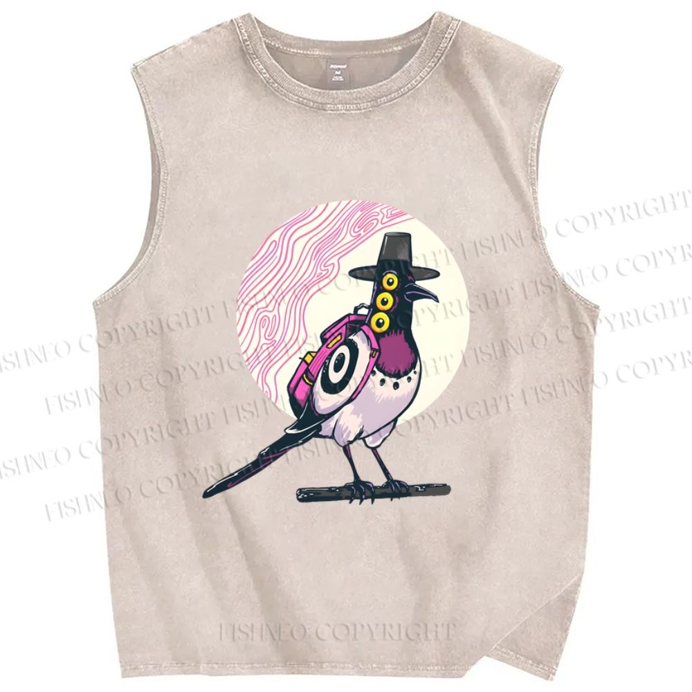 Unisex Sussy Printed Washed Tank Top