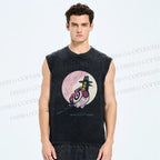 Unisex Sussy Printed Washed Tank Top