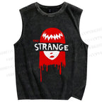 Unisex Emily The Strange Printed Washed Tank Top