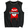 Unisex Emily The Strange Printed Washed Tank Top