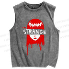 Unisex Emily The Strange Printed Washed Tank Top