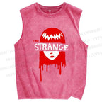 Unisex Emily The Strange Printed Washed Tank Top