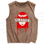 Unisex Emily The Strange Printed Washed Tank Top