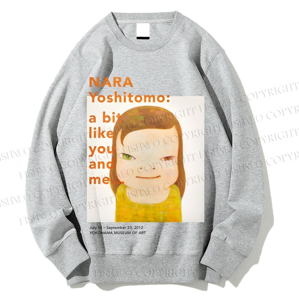 Unisex Yoshitomo Nara Girl Printed Sweatshirt