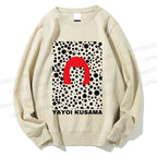 Unisex Yayoi Kusama Printed Sweatshirt