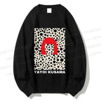 Unisex Yayoi Kusama Printed Sweatshirt