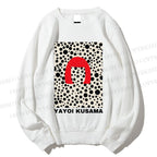 Unisex Yayoi Kusama Printed Sweatshirt