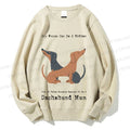 Unisex Dachshund Mum Printed Sweatshirt