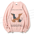 Unisex Dachshund Mum Printed Sweatshirt