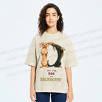 Unisex D Is For Dog And Dachshund Printed Washed Tee