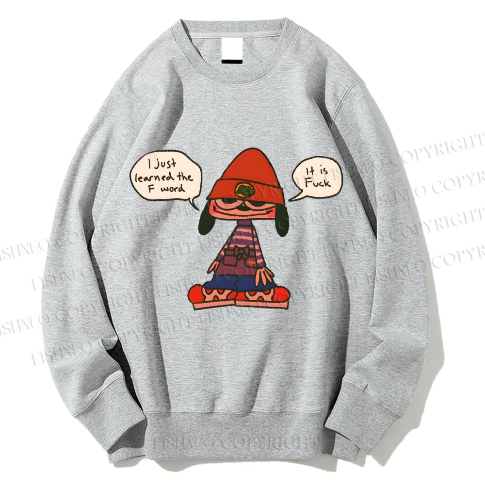 Unisex PaRappa The Rapper Printed Sweatshirt