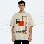 Unisex Bauhaus Weimar Printed Washed Tee