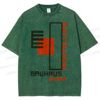 Unisex Bauhaus Weimar Printed Washed Tee