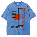 Unisex Bauhaus Weimar Printed Washed Tee
