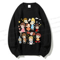 Unisex Japanese Art Yoshitomo Nara Printed Sweatshirt
