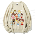 Unisex Japanese Art Yoshitomo Nara Printed Sweatshirt