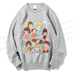 Unisex Japanese Art Yoshitomo Nara Printed Sweatshirt