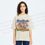Unisex PaRappa the Rapper Printed Washed Tee