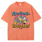 Unisex PaRappa the Rapper Printed Washed Tee