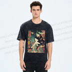 Unisex Lucy Printed Washed Tee