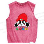 Unisex PaRappa the Rapper Printed Washed Tank Top