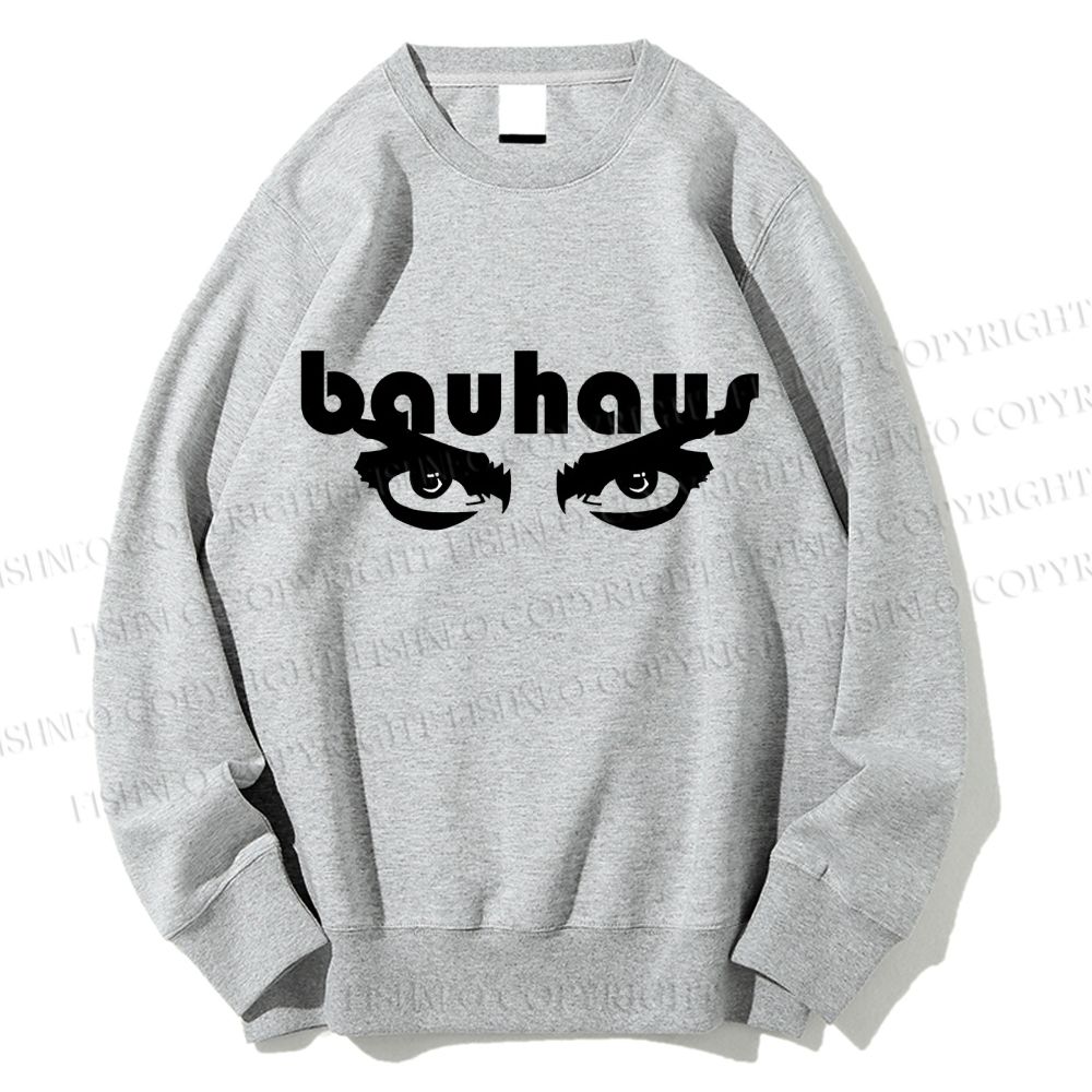 Unisex Bauhaus Band Printed Sweatshirt