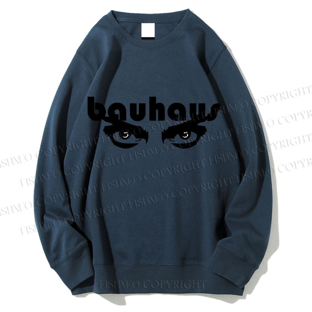 Unisex Bauhaus Band Printed Sweatshirt