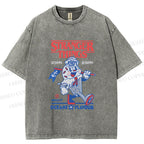 Unisex Stranger Things Printed Washed Tee