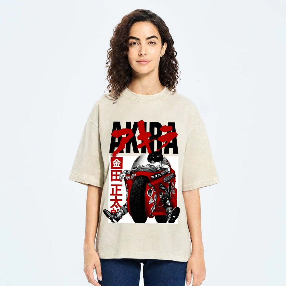 Akira Vintage Wash Japanese Design T-Shirt