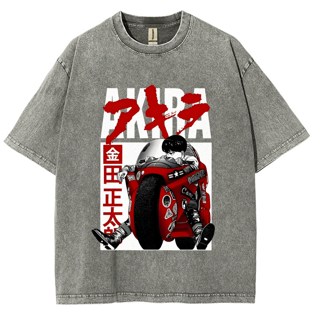 Akira Vintage Wash Japanese Design T-Shirt
