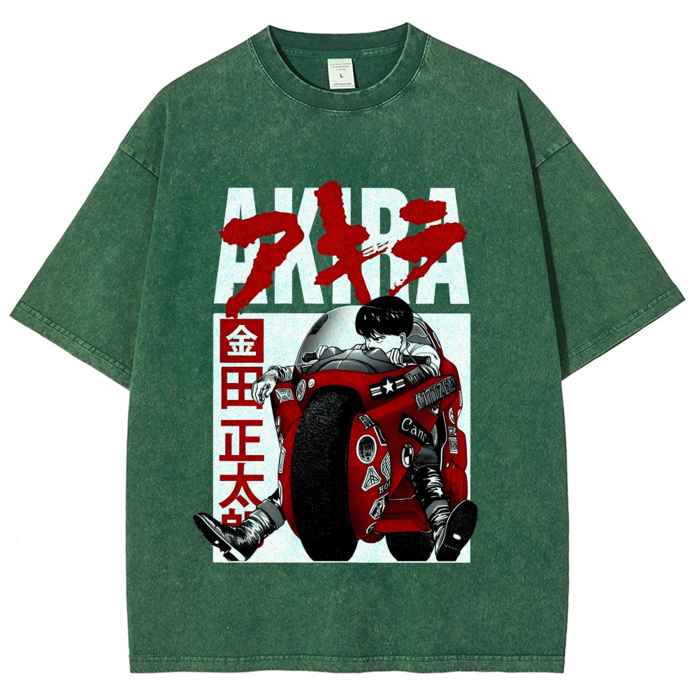 Akira Vintage Wash Japanese Design T-Shirt