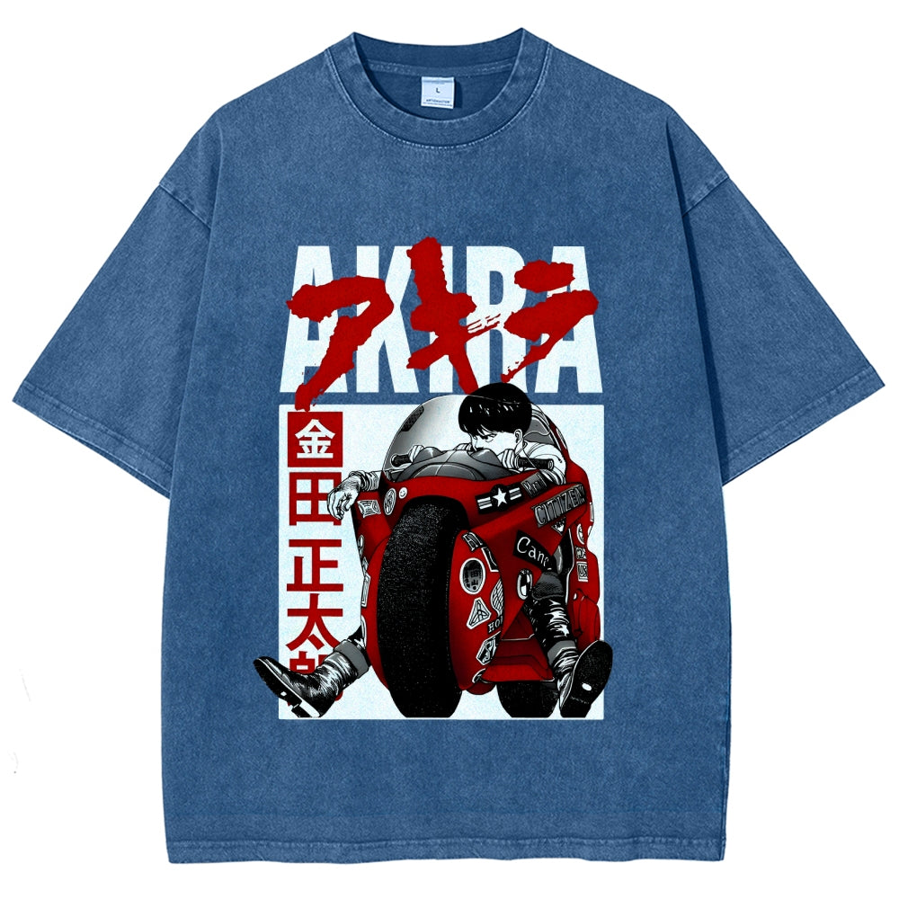 Akira Vintage Wash Japanese Design T-Shirt