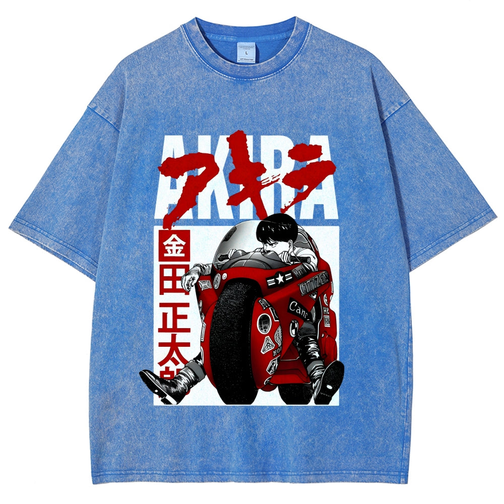 Akira Vintage Wash Japanese Design T-Shirt